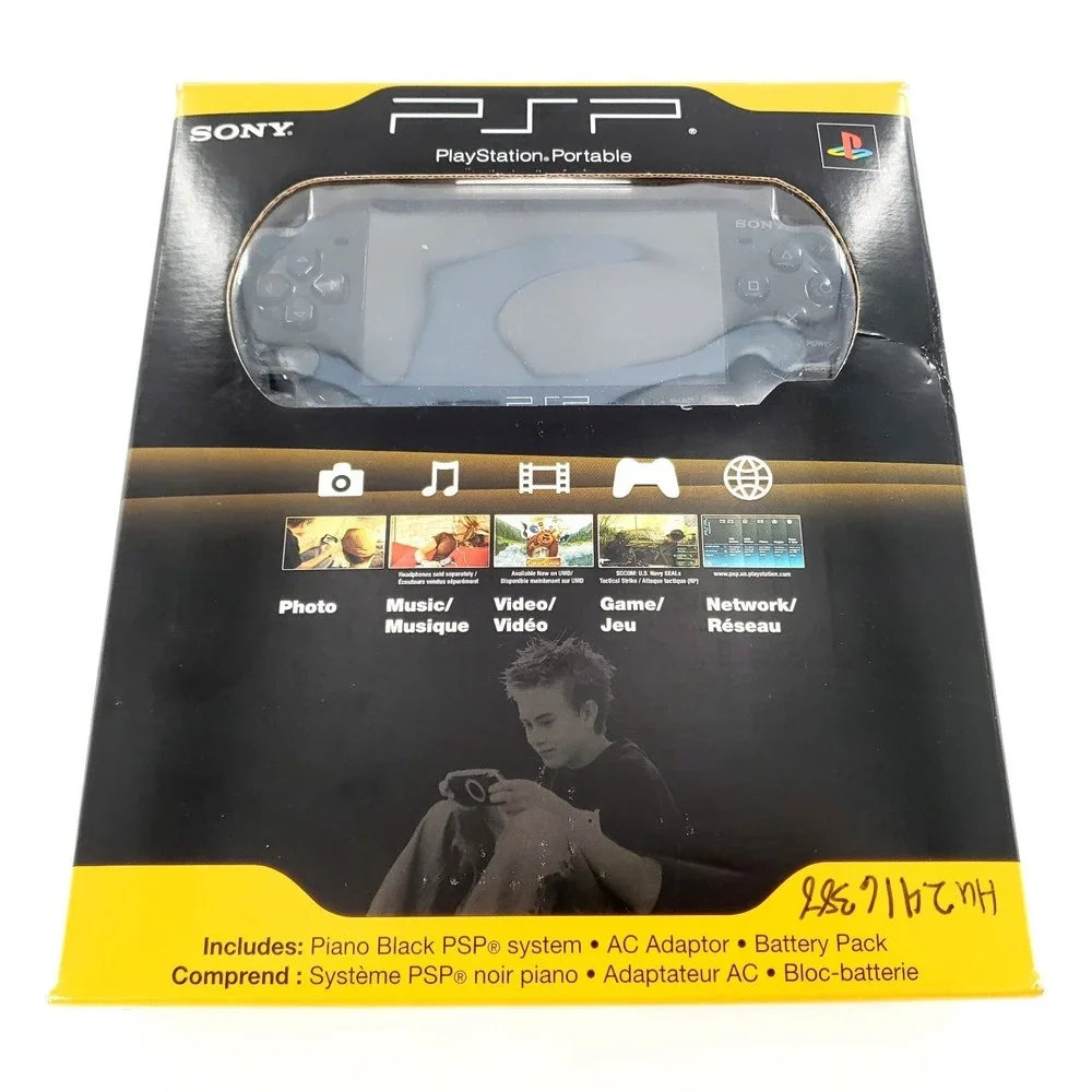 Sony PSP 2000 Handheld System Black w/ Box, 4GB Memory Stick, Charger Tested